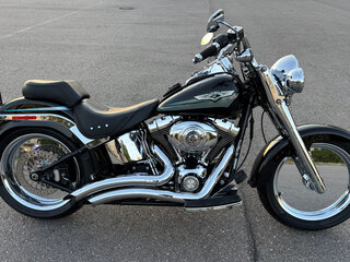 2007 Harley-Davidson Fat Boy, чёрный, 840000 рублей, вид 1