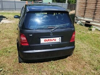 1999 Mercedes-Benz A-Класс 160 I (W168), чёрный, 160000 рублей, вид 3