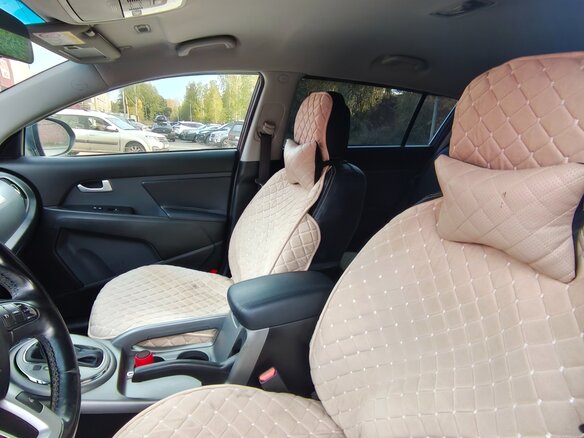 2015 Kia Sportage III Рестайлинг, синий, 1400000 рублей - вид 5