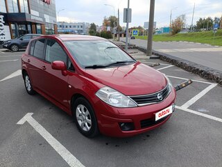 2011 Nissan Tiida I Рестайлинг, красный, 805000 рублей, вид 2