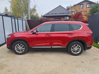 2020 Hyundai Santa Fe IV, оранжевый, 3200000 рублей, вид 3
