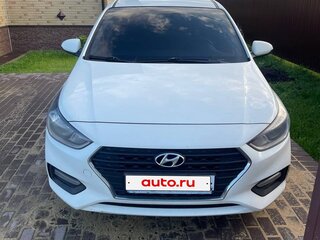 2017 Hyundai Solaris II, белый, 850000 рублей, вид 1