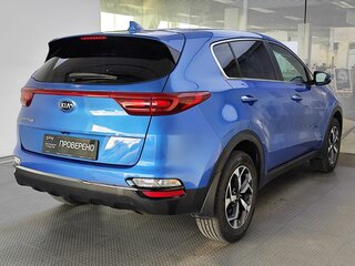 2020 Kia Sportage IV Рестайлинг, синий, 2310000 рублей, вид 5