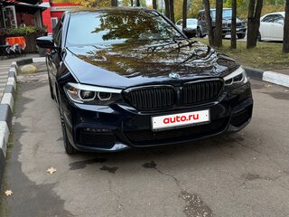 2019 BMW 5 серии 520d xDrive VII (G30/G31/G38), чёрный, 4200000 рублей, вид 4
