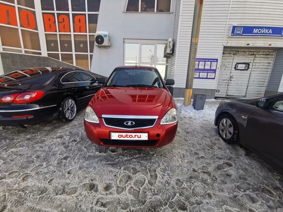 2017 Lada (ВАЗ) Priora I Рестайлинг, красный, 620000 рублей