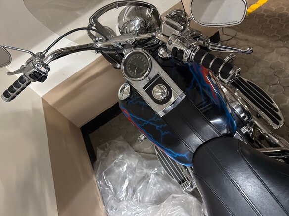 2007 Harley-Davidson Heritage, синий, 950000 рублей - вид 5