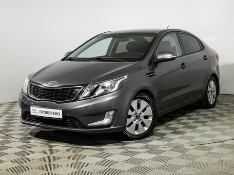 2012 Kia Rio 4-speed III, серый, 699585 рублей, вид 1