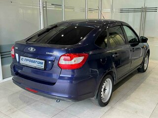 2016 Lada (ВАЗ) Granta I, синий, 359000 рублей, вид 4