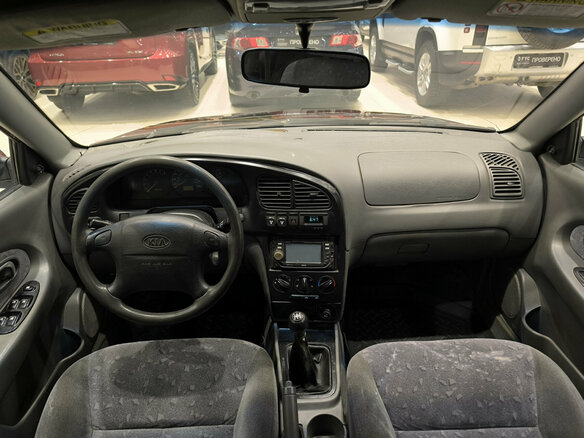 2006 Kia Spectra I Рестайлинг 2, красный, 240000 рублей - вид 13