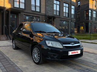 2016 Lada (ВАЗ) Granta I, чёрный, 600000 рублей, вид 2
