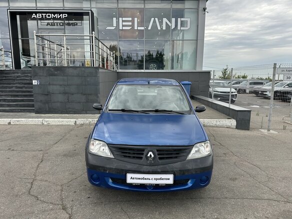 2009 Renault Logan I, синий - вид 1