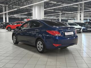 2016 Hyundai Solaris I Рестайлинг, синий, 985000 рублей, вид 4