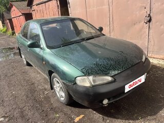 1997 Hyundai Lantra II, зелёный, 60000 рублей, вид 1