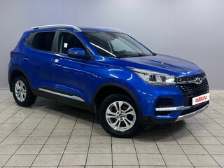 2021 Chery Tiggo 4 I Рестайлинг, синий, 1190000 рублей, вид 3