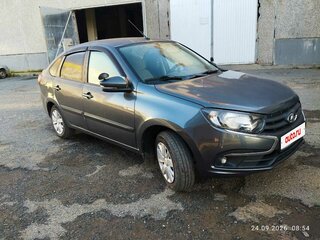 2018 Lada (ВАЗ) Granta I Рестайлинг, серебристый, 530000 рублей, вид 3