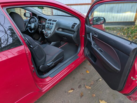 2004 Honda Civic VII Рестайлинг, красный, 380000 рублей - вид 8