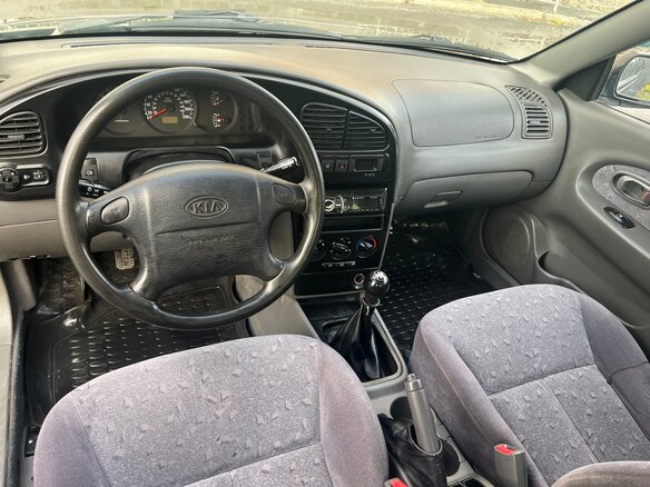 2007 Kia Spectra I Рестайлинг 2, синий, 370000 рублей - вид 4