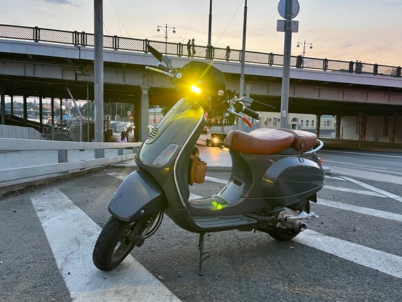 2002 Vespa LXV 125, фиолетовый, 264000 рублей - вид 9