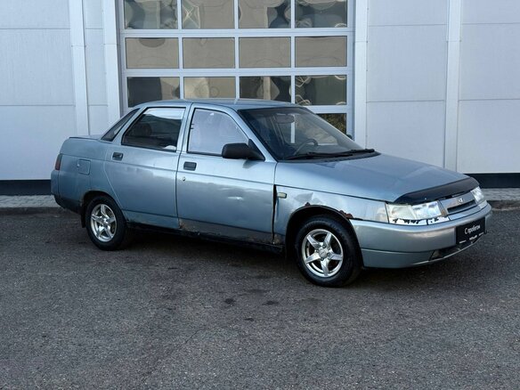2002 Lada (ВАЗ) 2110, серый, 100000 рублей - вид 6