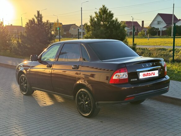 2011 Lada (ВАЗ) Priora I, пурпурный, 380000 рублей - вид 5