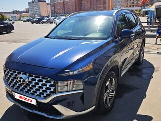 2021 Hyundai Santa Fe IV Рестайлинг, синий, 3550000 рублей, вид 1