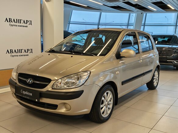 2009 Hyundai Getz I Рестайлинг, бежевый, 595000 рублей