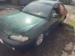 1997 Hyundai Lantra II, зелёный, 60000 рублей, вид 2