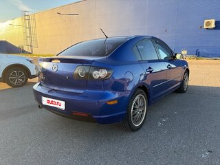 2008 Mazda 3 4-speed I (BK) Рестайлинг, синий, 590000 рублей, вид 4