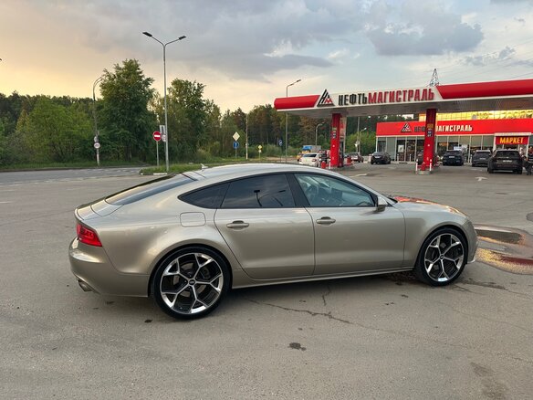 2013 Audi A7 S-tronic I (4G), бежевый, 2350000 рублей - вид 9