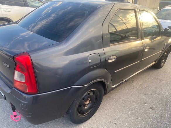 2007 Renault Logan I, серый, 220000 рублей - вид 8