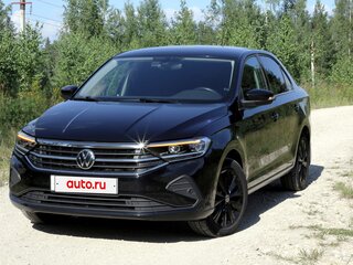 2020 Volkswagen Polo VI, чёрный, 1800000 рублей, вид 1