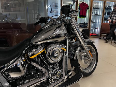 2025 Harley-Davidson Fat Boy, серебристый, 5300000 рублей, вид 4