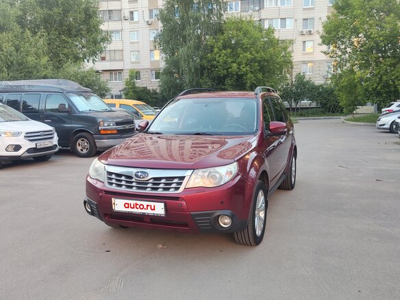 2011 Subaru Forester III Рестайлинг, пурпурный - вид 1