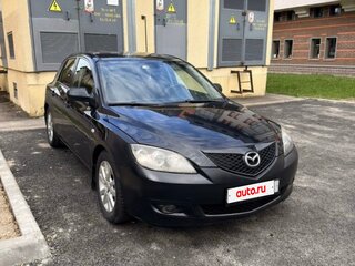 2007 Mazda 3 I (BK) Рестайлинг, чёрный, 415000 рублей, вид 3