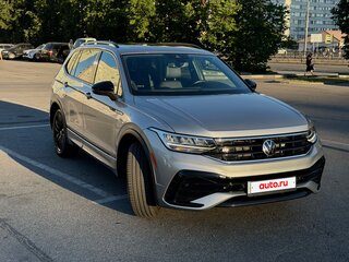 2021 Volkswagen Tiguan Allspace II Рестайлинг, серебристый, 2790000 рублей, вид 3