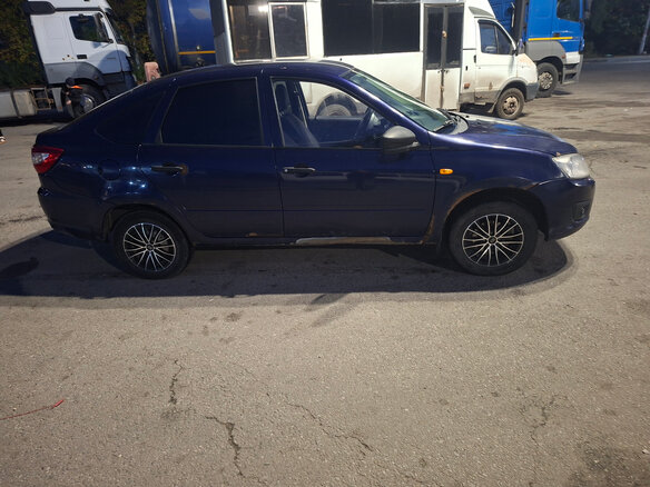 2015 Lada (ВАЗ) Granta I, синий - вид 1