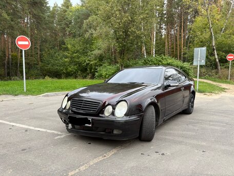 2000 Mercedes-Benz CLK-Класс 230 I (W208) Рестайлинг, чёрный, 315000 рублей, вид 1