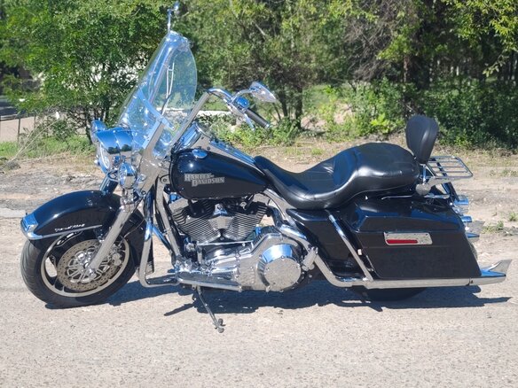 2005 Harley-Davidson Road King, чёрный, 900000 рублей - вид 5