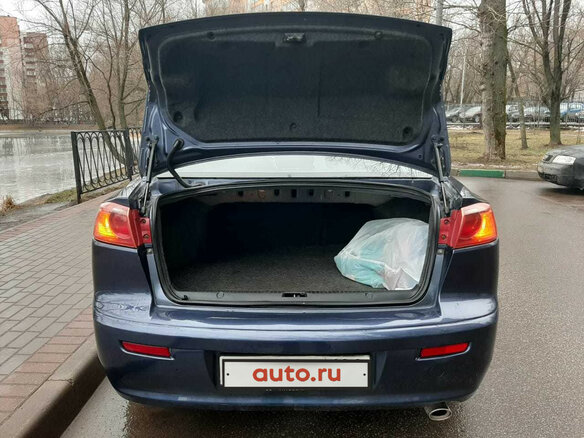 2008 Mitsubishi Lancer X, синий - вид 15