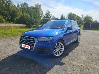 2016 Audi Q7 II (4M), синий, 3600000 рублей, вид 1