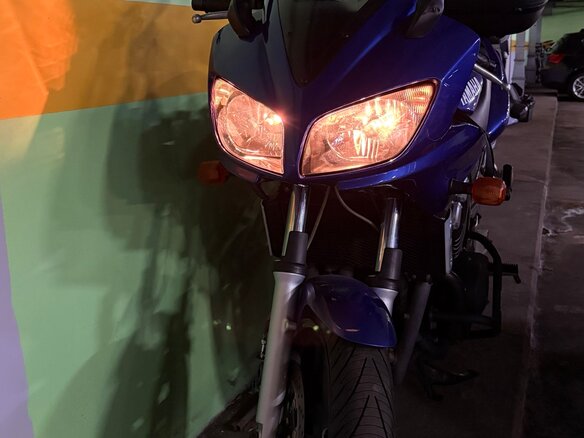 2002 Yamaha FZS600 Fazer, синий, 450000 рублей - вид 2