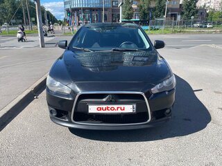 2012 Mitsubishi Lancer X Рестайлинг, чёрный, 615000 рублей, вид 1