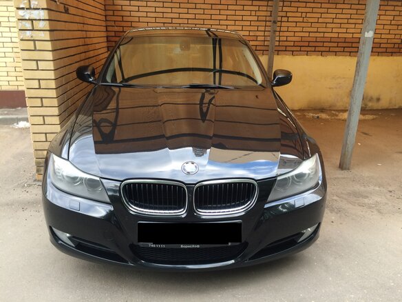2011 BMW 3 серии 320i V (E90/E91/E92/E93) Рестайлинг, чёрный - вид 4