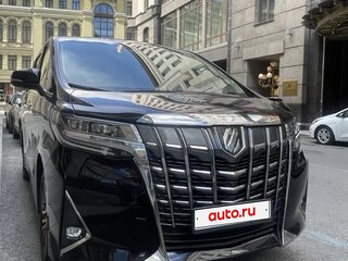 2021 Toyota Alphard III Рестайлинг, чёрный, 6300000 рублей, вид 1