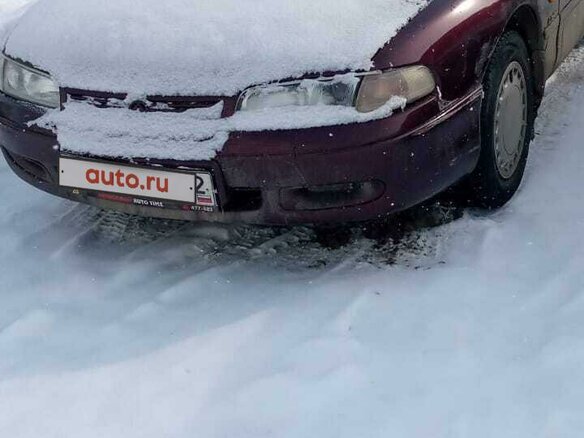 1992 Mazda 626 IV (GE), пурпурный, 220000 рублей - вид 1