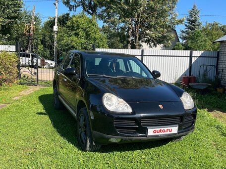 2005 Porsche Cayenne I (955), чёрный, 1500000 рублей, вид 3