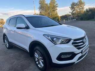2017 Hyundai Santa Fe III Рестайлинг, белый, 2350000 рублей, вид 3
