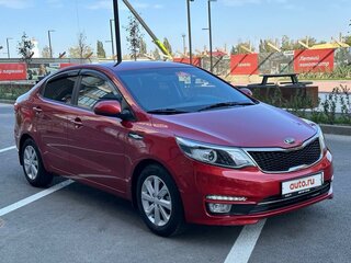 2016 Kia Rio III Рестайлинг, красный, 1650000 рублей, вид 3
