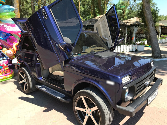 2008 Lada (ВАЗ) 2121 (4x4) I Рестайлинг, синий - вид 1
