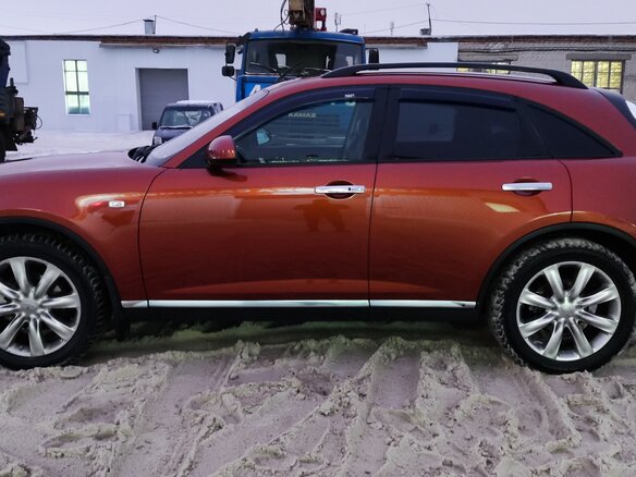 2008 Infiniti FX35 I (S50) Рестайлинг, оранжевый, 1010000 рублей - вид 27